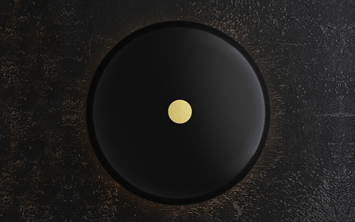 Cooper Chime Polished Doorbell + LED Light by Luxello Door Bells